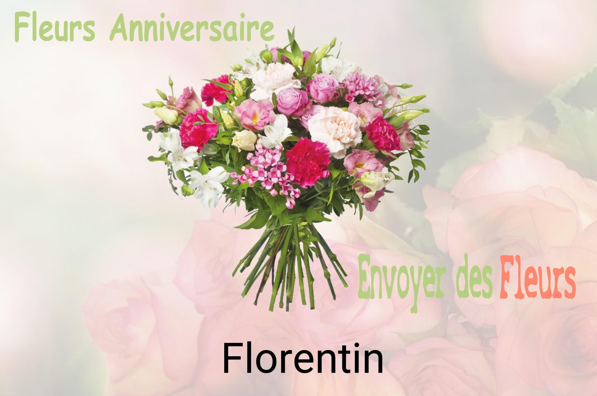 Bouquet de fleurs d’anniversaire livré à Florentin